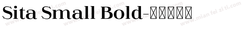Sita Small Bold字体转换